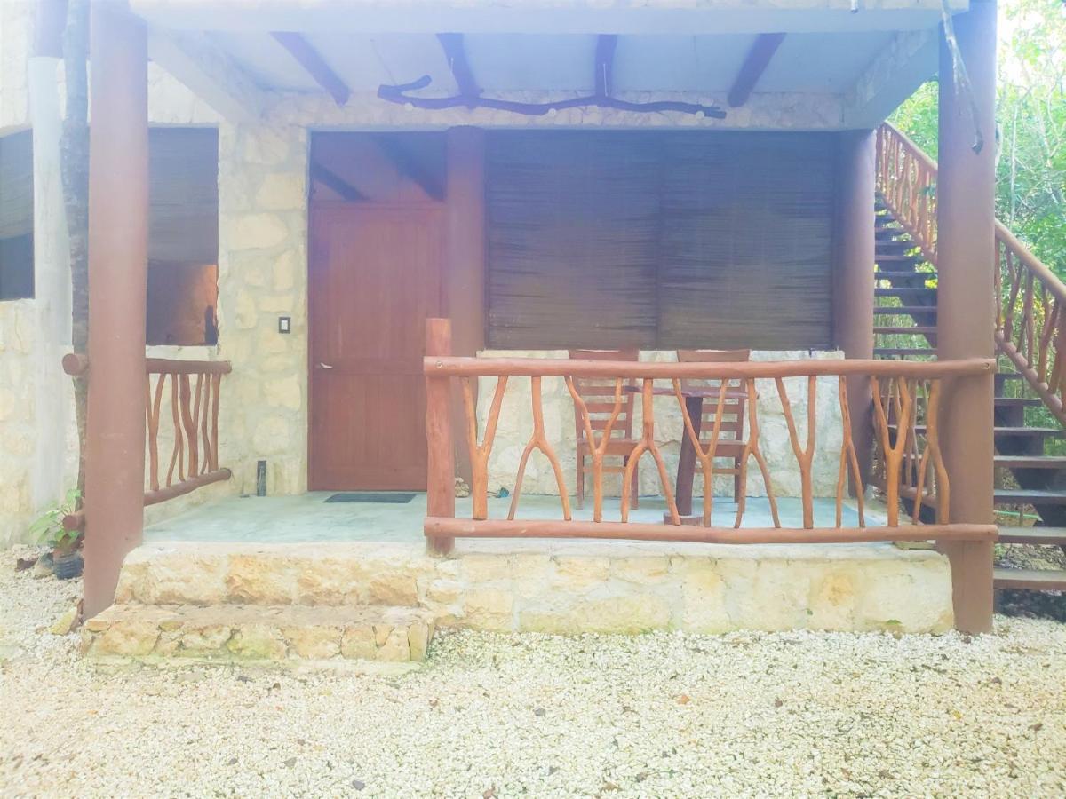 Aldea Maya-Ha Cabanas Con Cenotes ปัวร์โตโมเรลอส ภายนอก รูปภาพ
