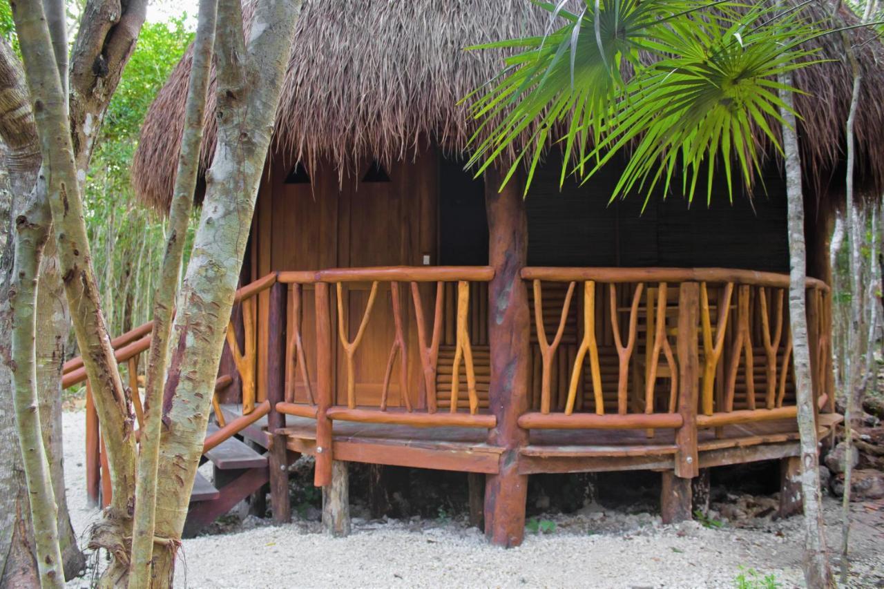 Aldea Maya-Ha Cabanas Con Cenotes ปัวร์โตโมเรลอส ภายนอก รูปภาพ