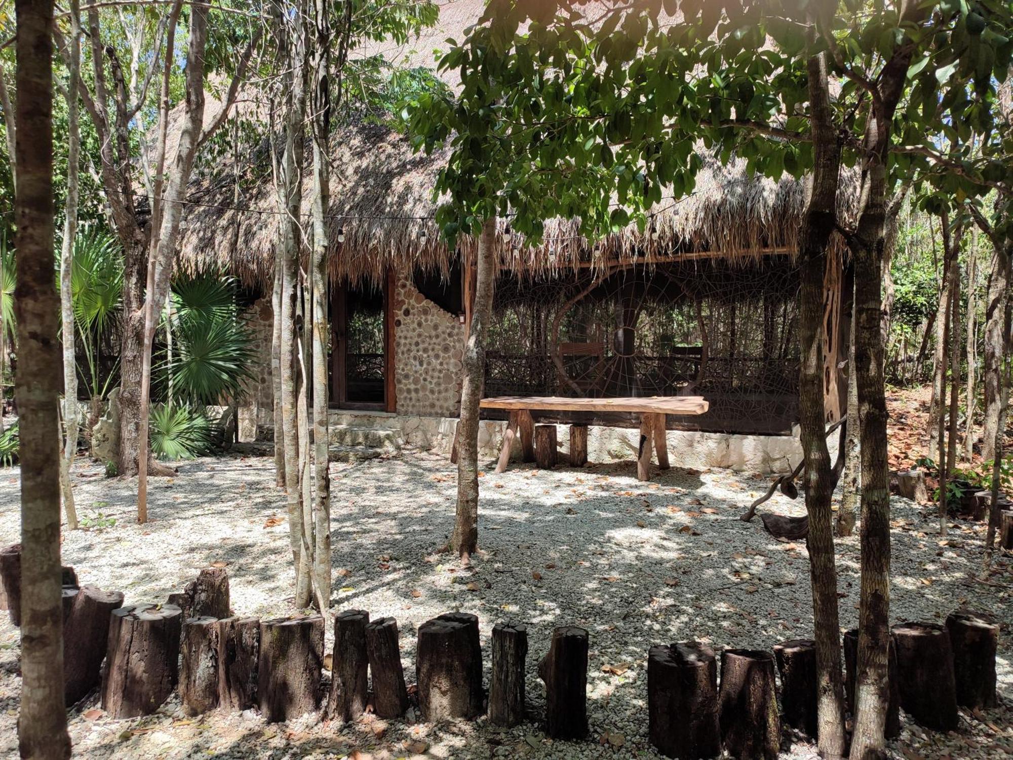Aldea Maya-Ha Cabanas Con Cenotes ปัวร์โตโมเรลอส ภายนอก รูปภาพ