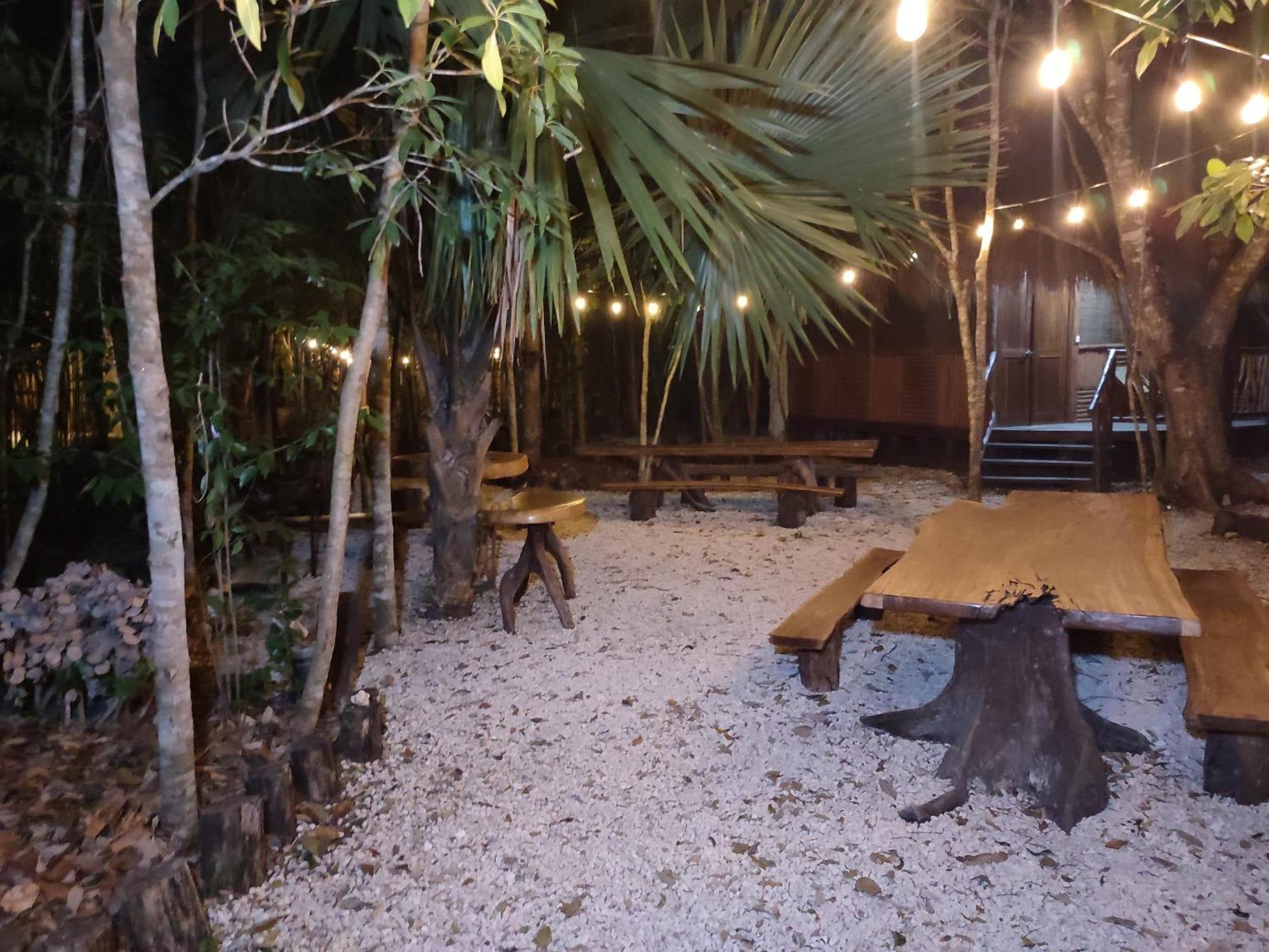 Aldea Maya-Ha Cabanas Con Cenotes ปัวร์โตโมเรลอส ภายนอก รูปภาพ