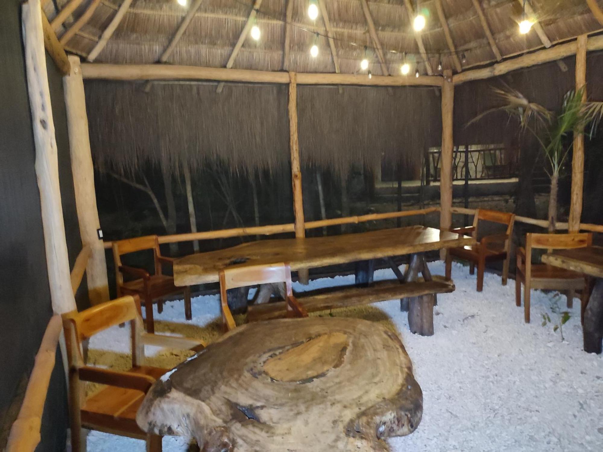 Aldea Maya-Ha Cabanas Con Cenotes ปัวร์โตโมเรลอส ภายนอก รูปภาพ