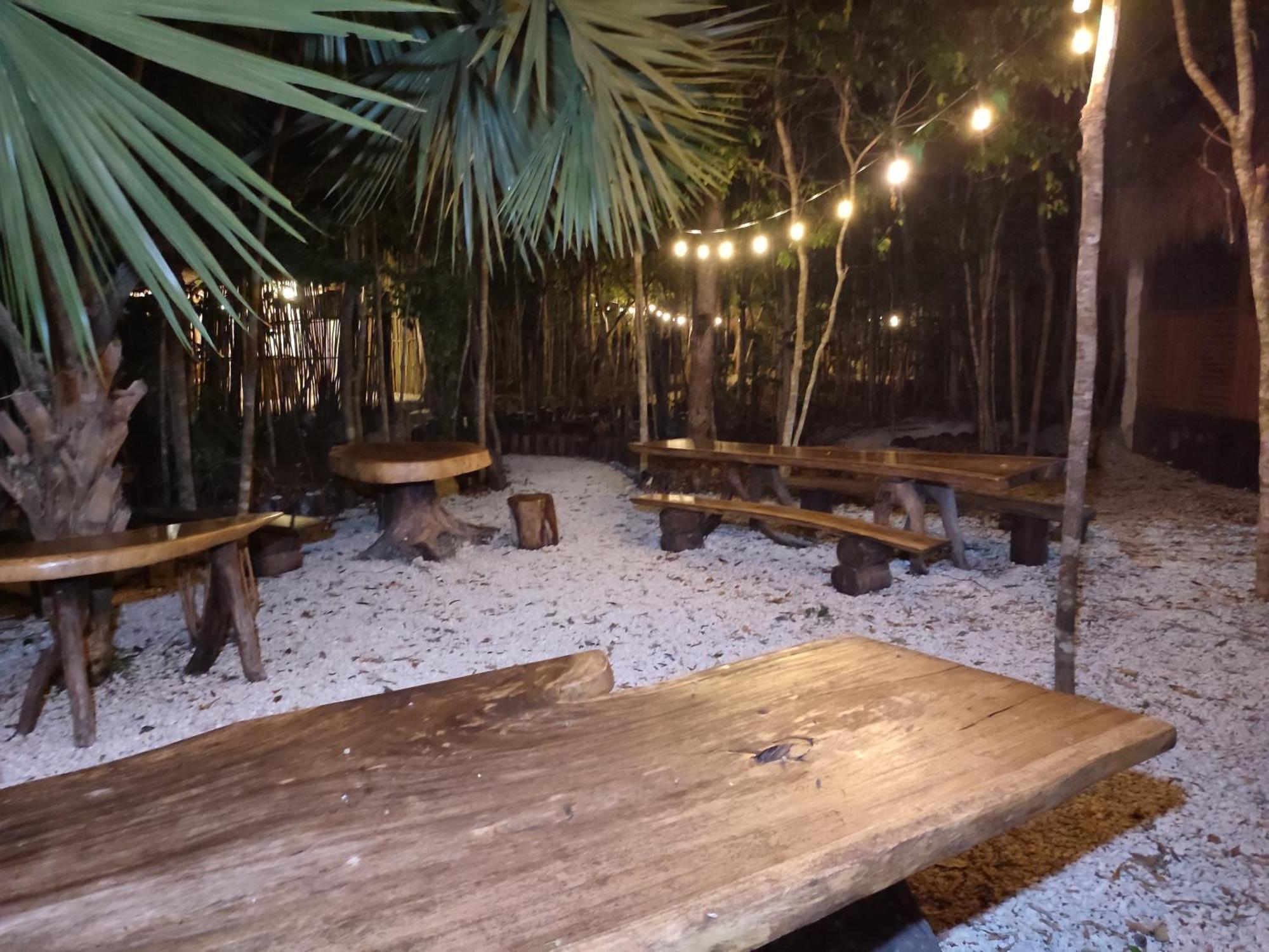 Aldea Maya-Ha Cabanas Con Cenotes ปัวร์โตโมเรลอส ภายนอก รูปภาพ