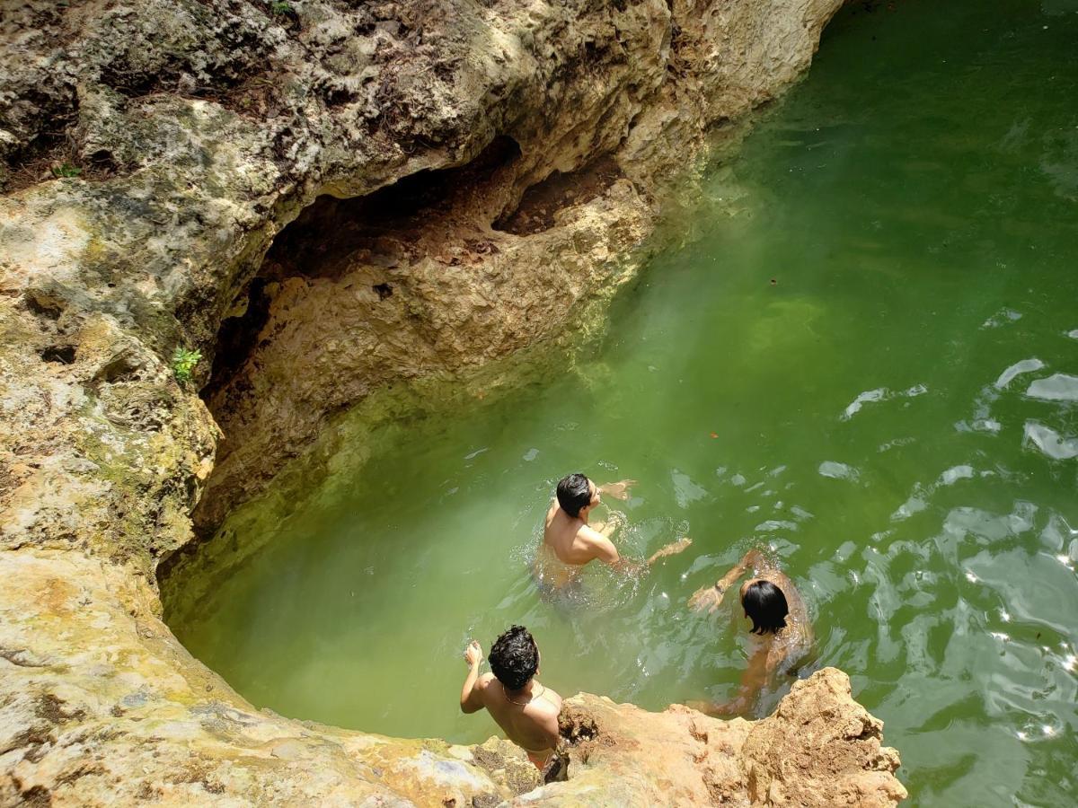 Aldea Maya-Ha Cabanas Con Cenotes ปัวร์โตโมเรลอส ภายนอก รูปภาพ