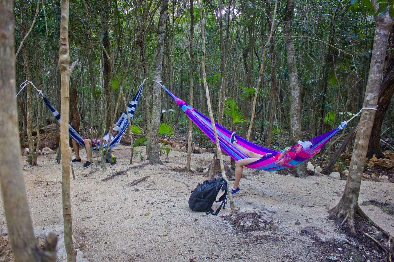 Aldea Maya-Ha Cabanas Con Cenotes ปัวร์โตโมเรลอส ภายนอก รูปภาพ